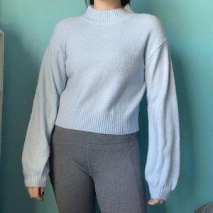 Baby Blue Balloon Sleeve Wild Fable Sweater